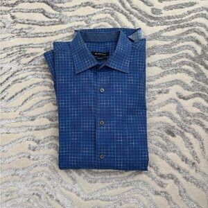 Blue Checkered Button-Down Shirt by Club Room